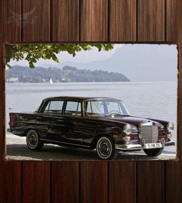 Металлическая табличка Mercedes-Benz 200D (W110) 409